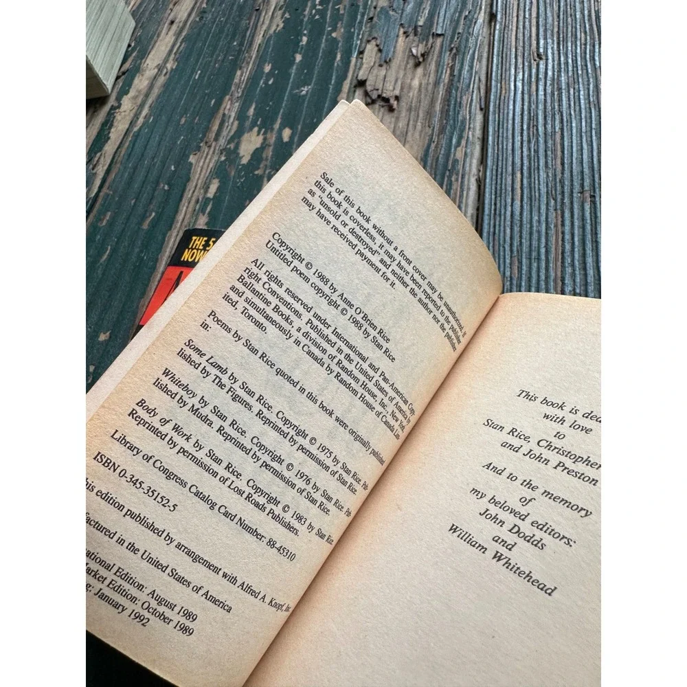 N/A anne rice